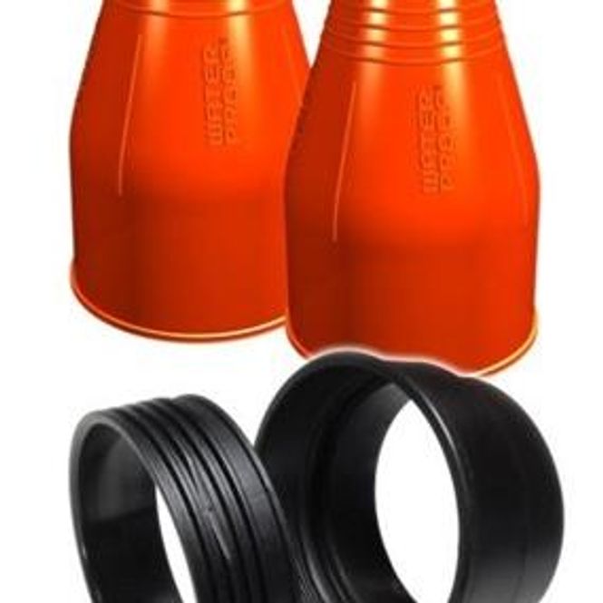 Hovedbilde Ringsett Rundt Svart silicon, Waterproof