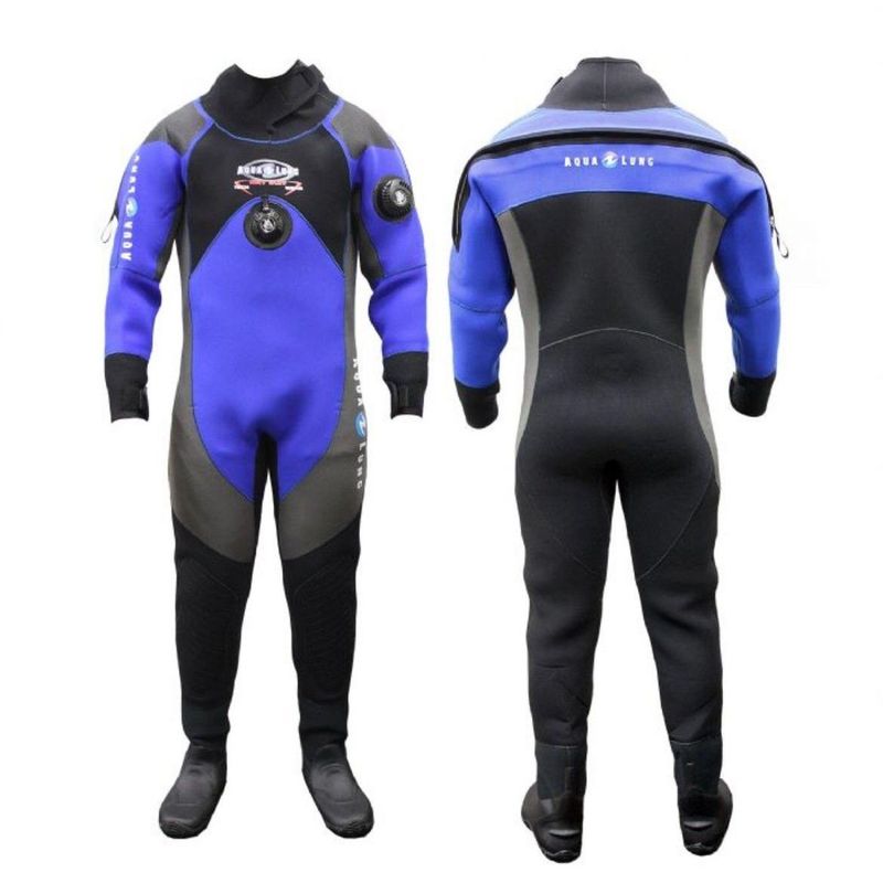 AquaLung Neoprene Tørrdrakt Blå str S
